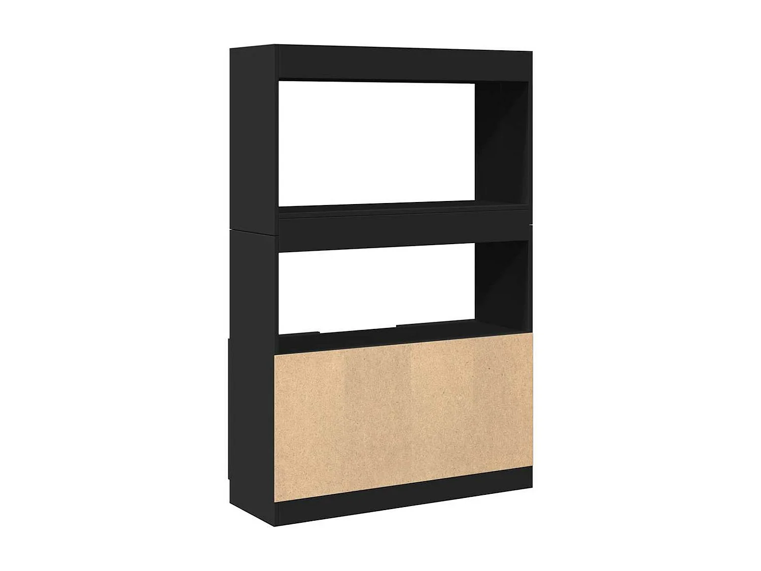 Libreria Divisorio 5 Ripiani Bianca 70x24x161 cm in Truciolato