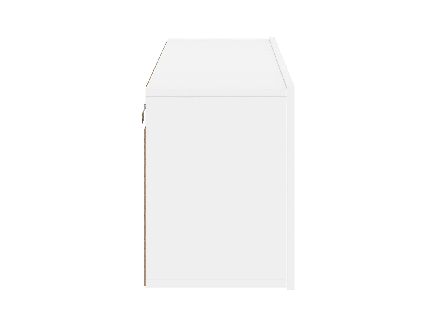 Meuble TV mural blanc 100x30x41 cm