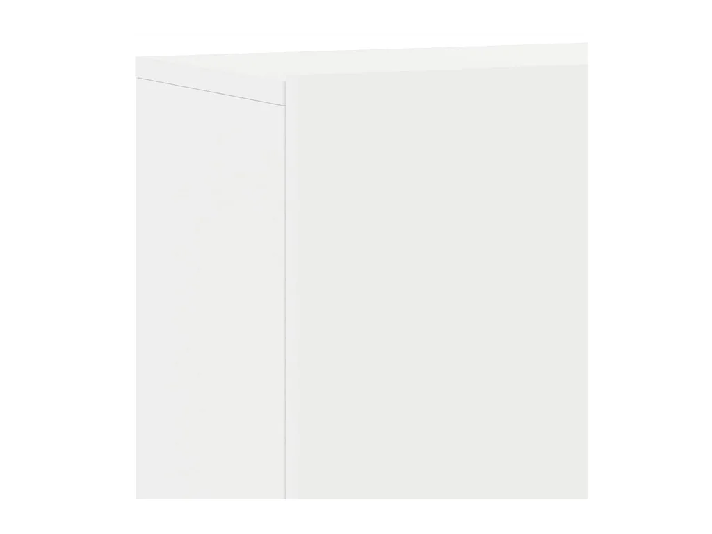 Meuble TV mural blanc 100x30x41 cm
