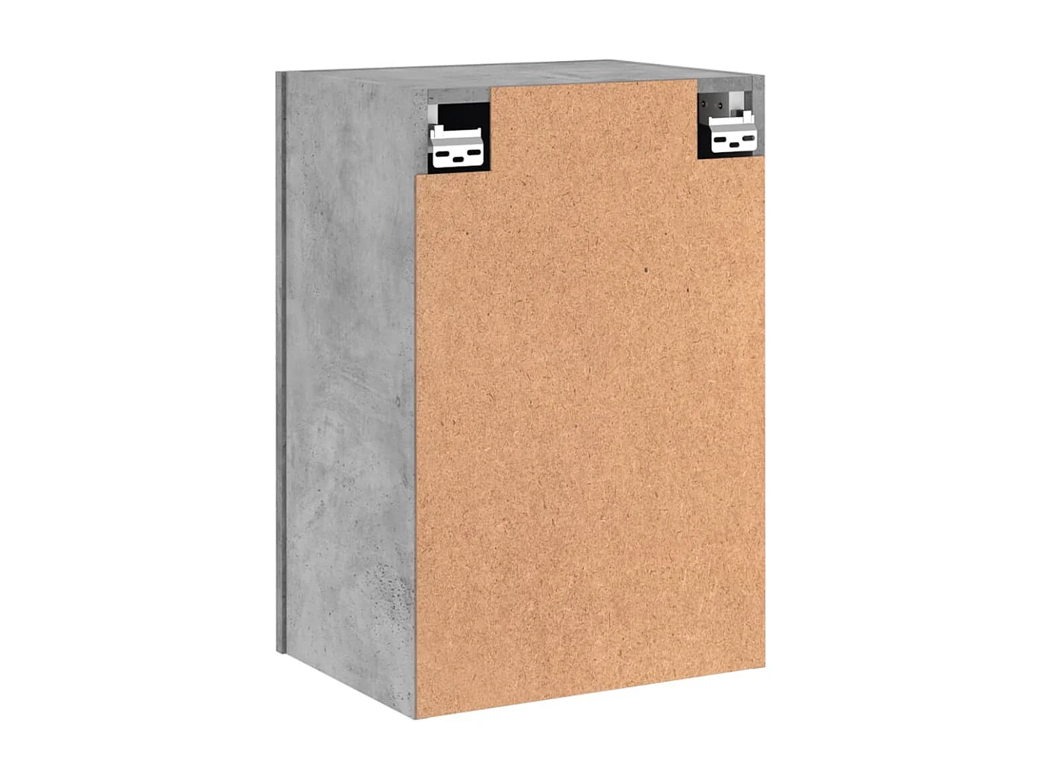 Móvel parede p/ TV 40,5x30x60cm derivados madeira cinza cimento