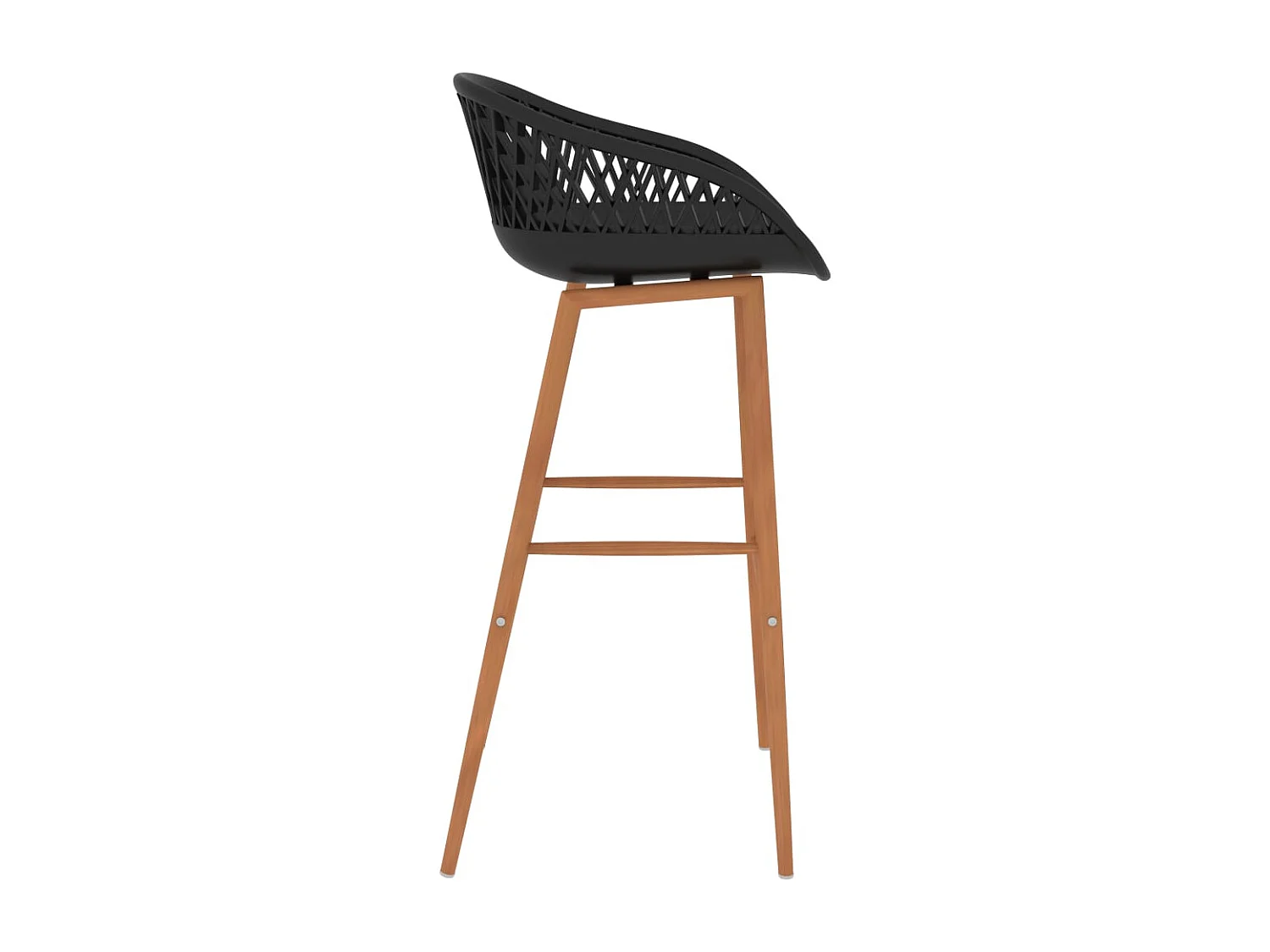Ensemble de bar 5 pcs Blanc et noir