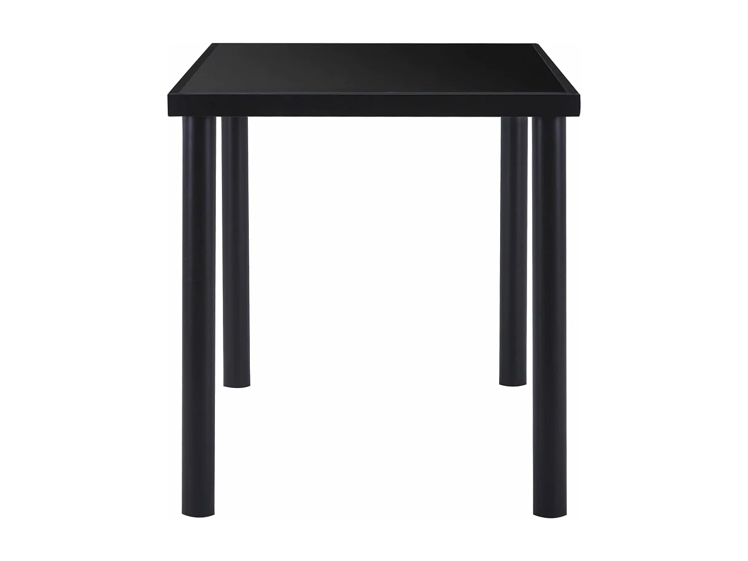 Ensemble de salle à manger 5 pcs Similicuir daim Gris