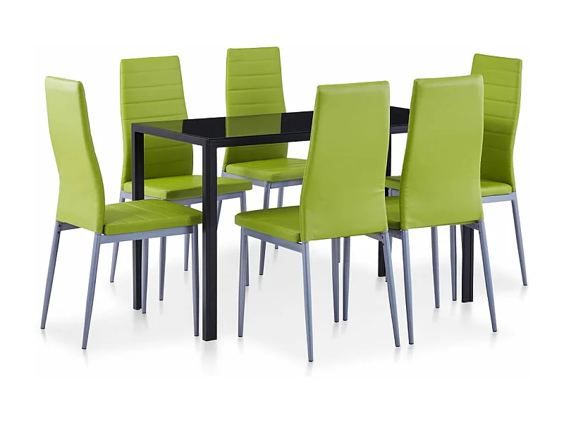 Servizio tavola 7 pz. Verde