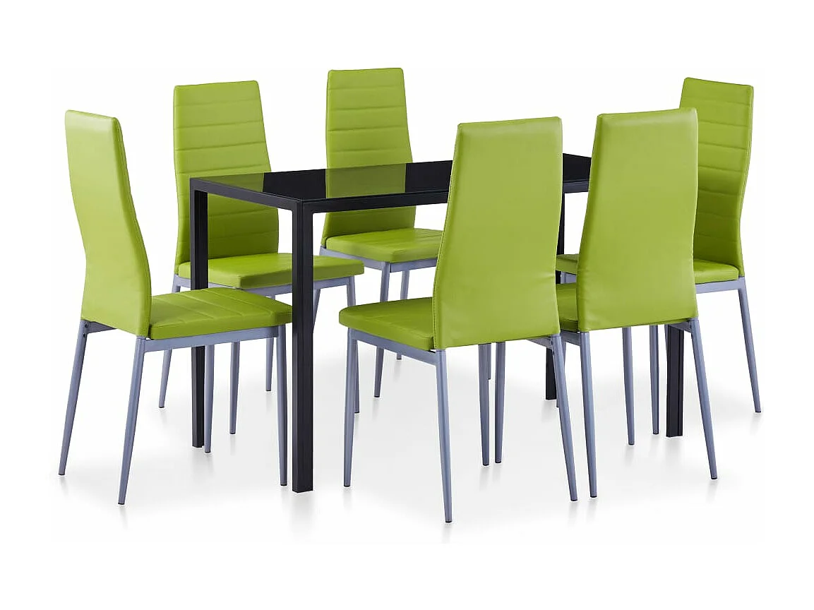 Servizio tavola 7 pz. Verde