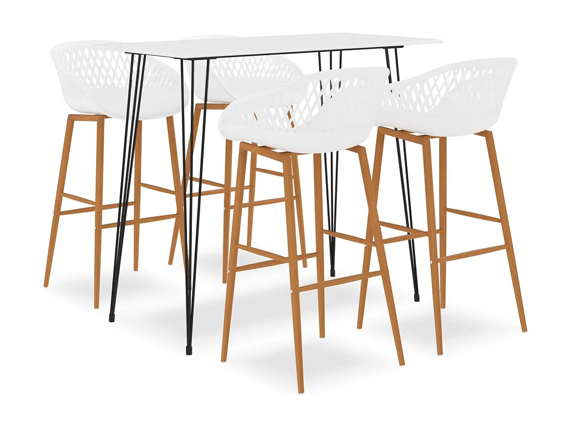 Ensemble de bar 5 pcs Blanc