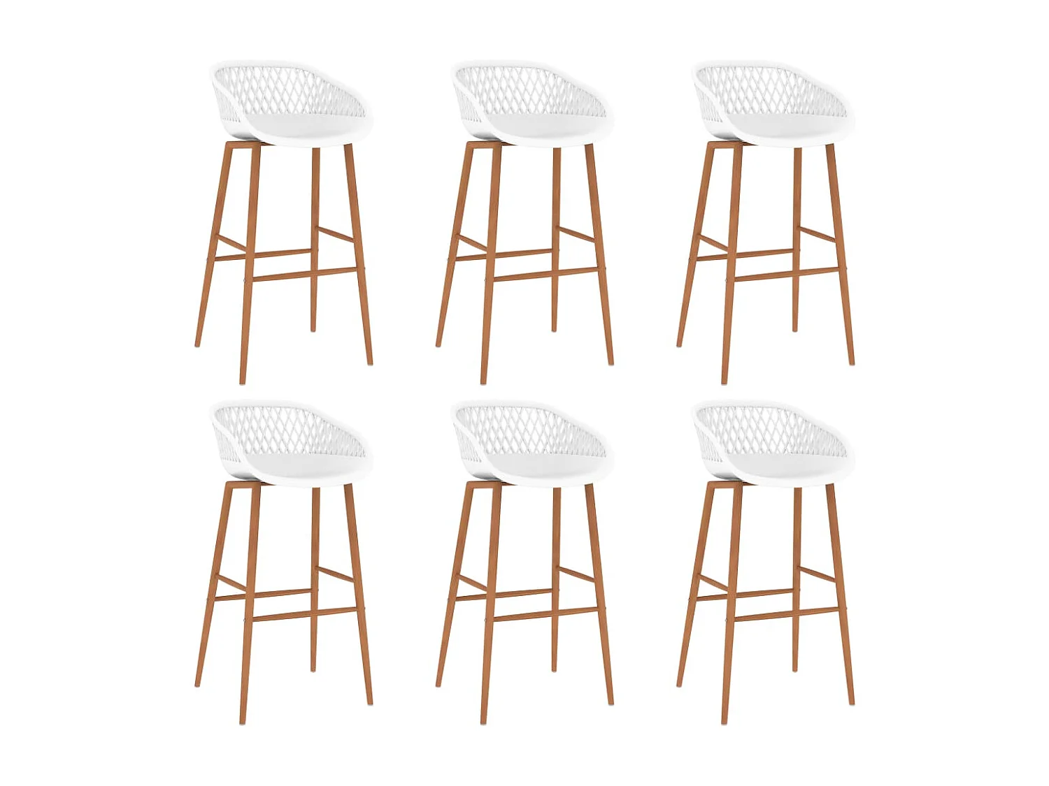 7-teiliges Bar-Set Weiß