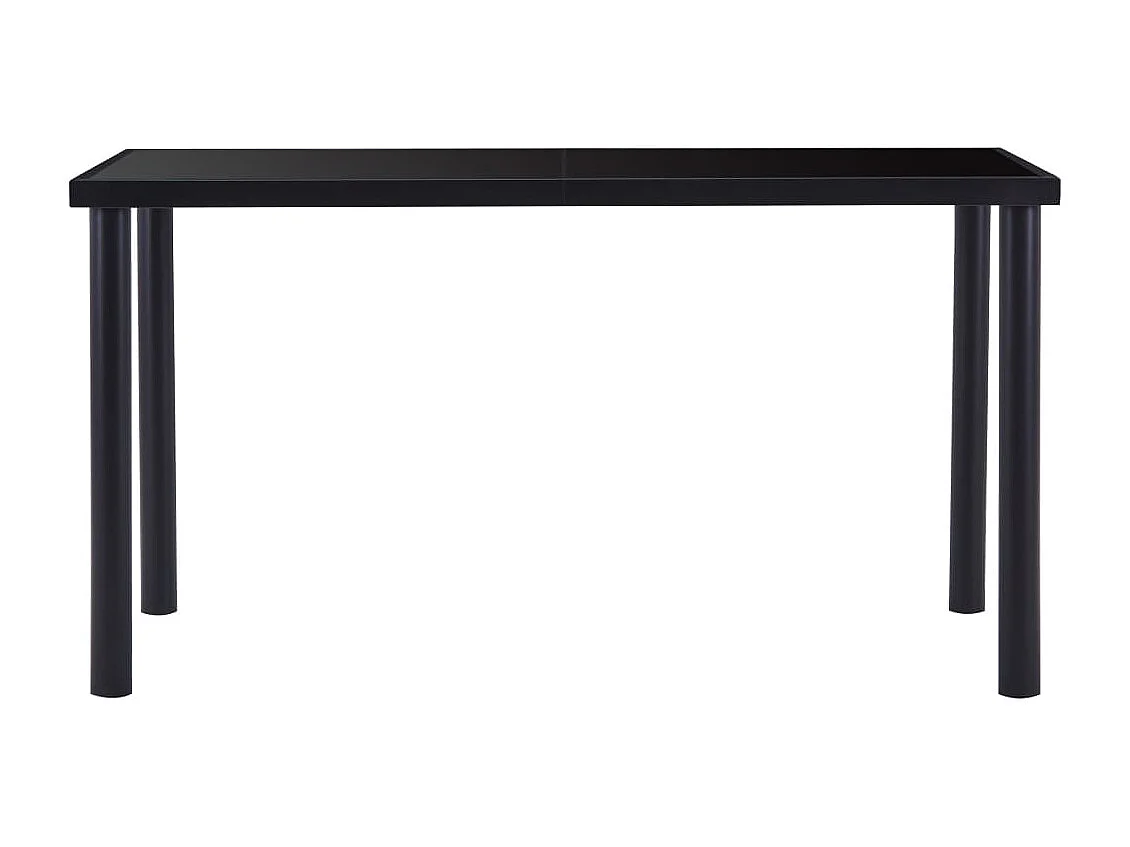 Set da pranzo da 5 pezzi in ecopelle bianca