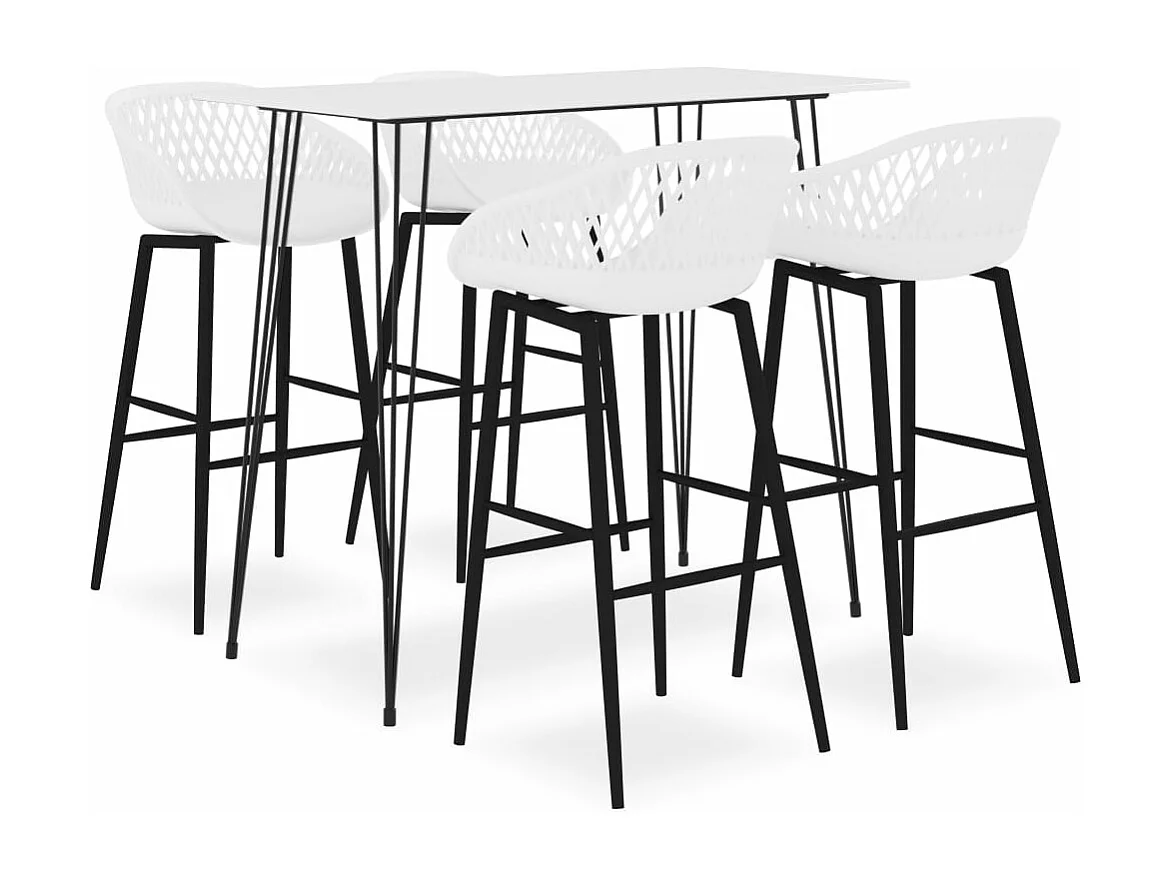 Set barre 5 pezzi Bianco