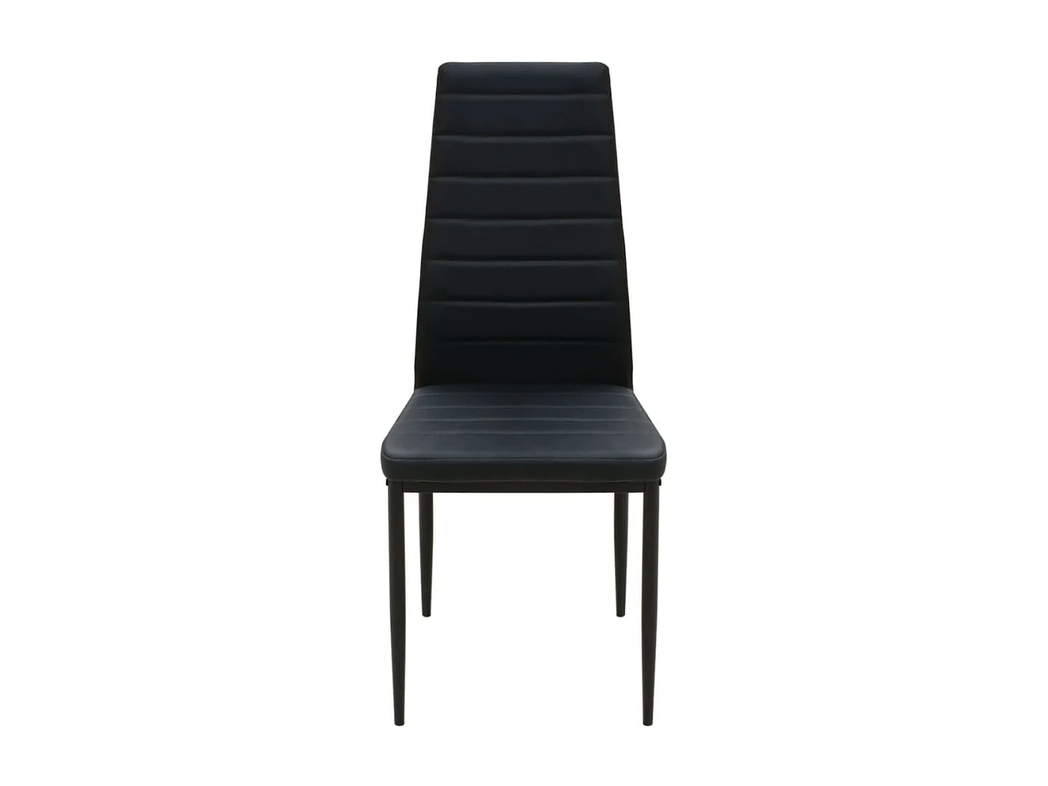 Ensemble de table et chaise de salle à manger 3 pièces noir