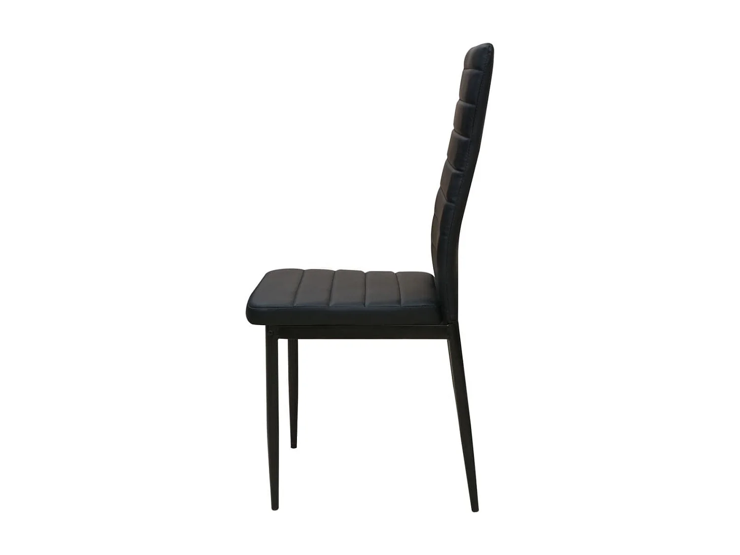 Ensemble de table et chaise de salle à manger 3 pièces noir