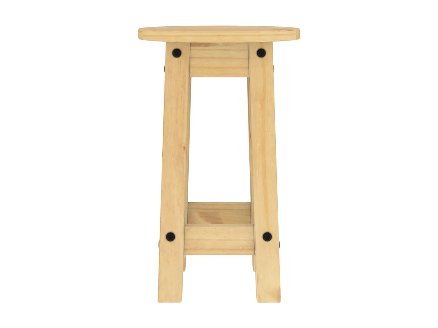 Tabourets de bar lot de 2 bois massif de pin