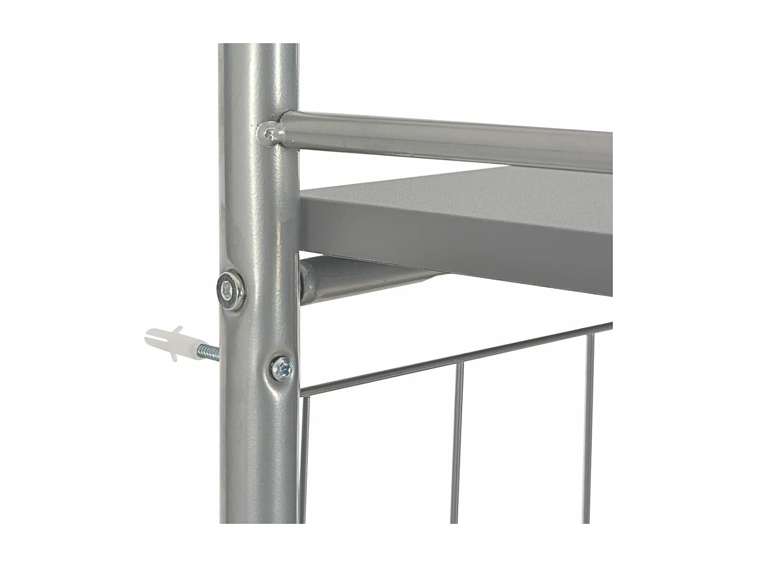 3-teiliges klappbares Tafelservice und Ablageregal aus MDF-Stahl