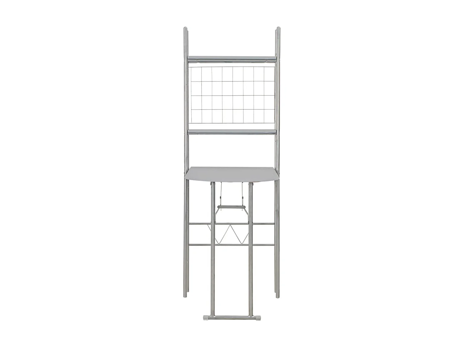 3-teiliges klappbares Tafelservice und Ablageregal aus MDF-Stahl