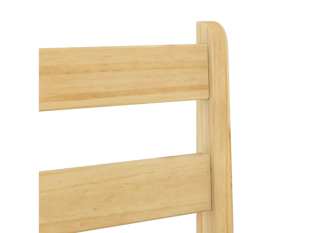 Chaises de bar lot de 2 bois de pin solide