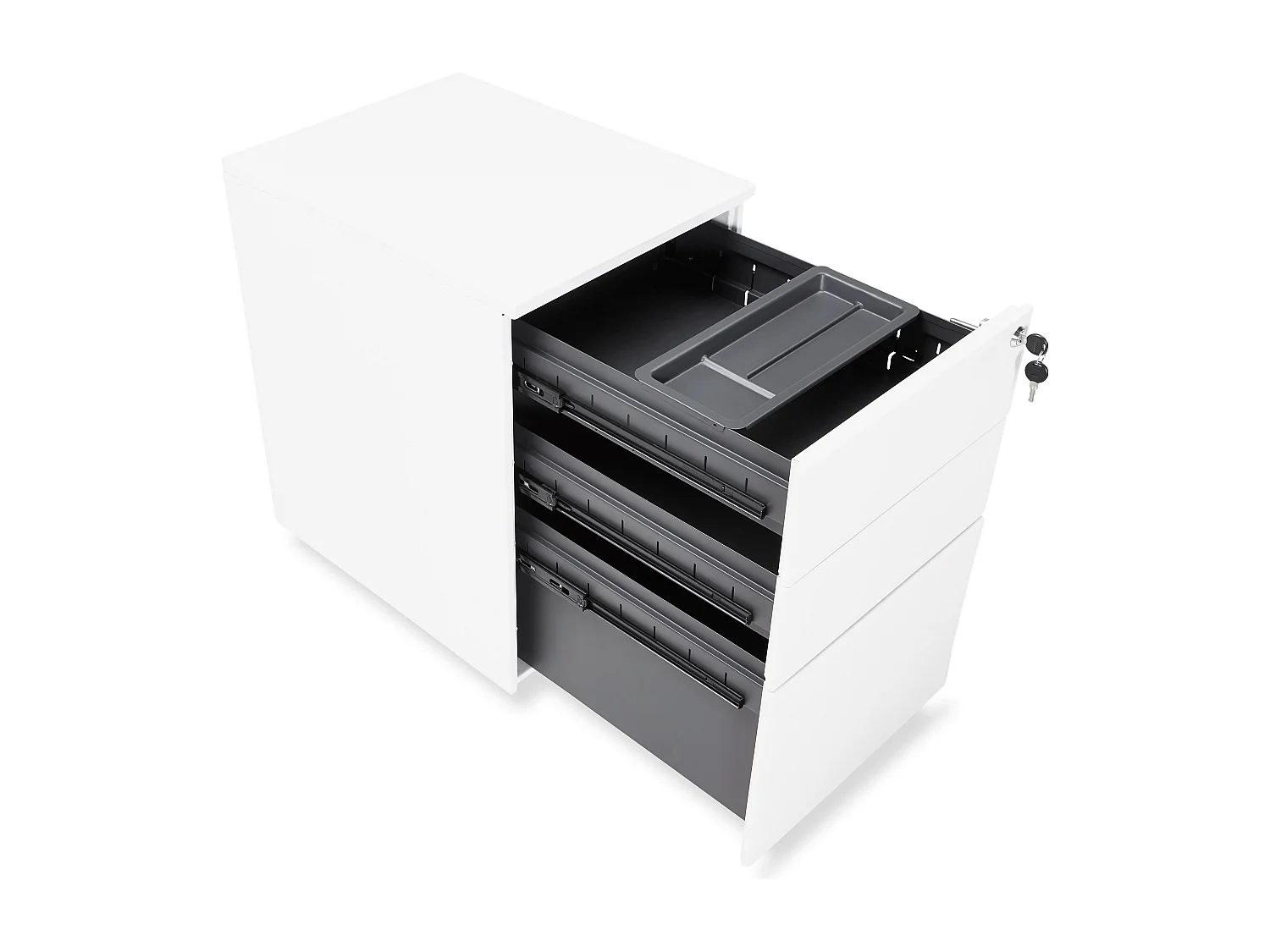 Aufbewahrungskiste - DALI - Weiß - 52x40x61 cm