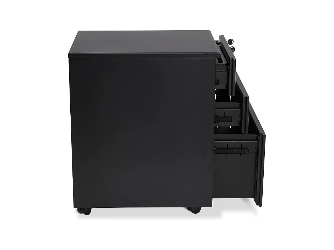 Aufbewahrungskiste - DALI - zwart - 52x40x61 cm