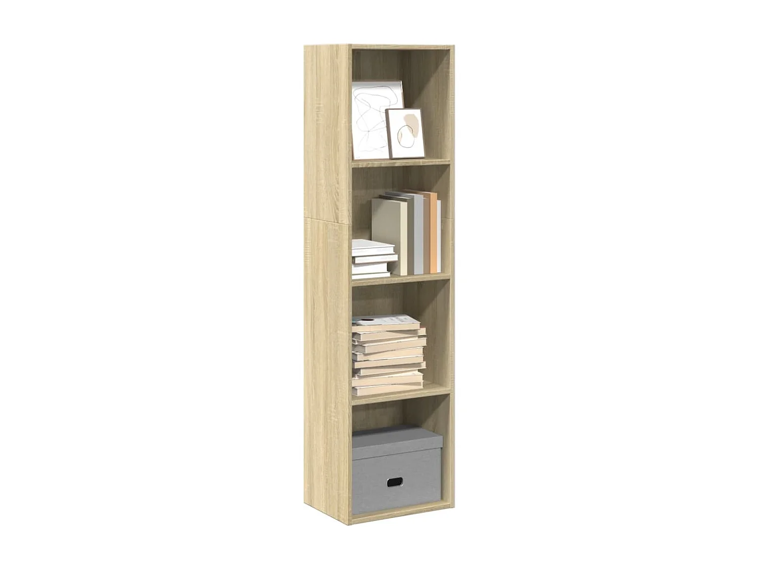 Libreria Rovere Sonoma 40x30x152 cm in Legno Multistrato