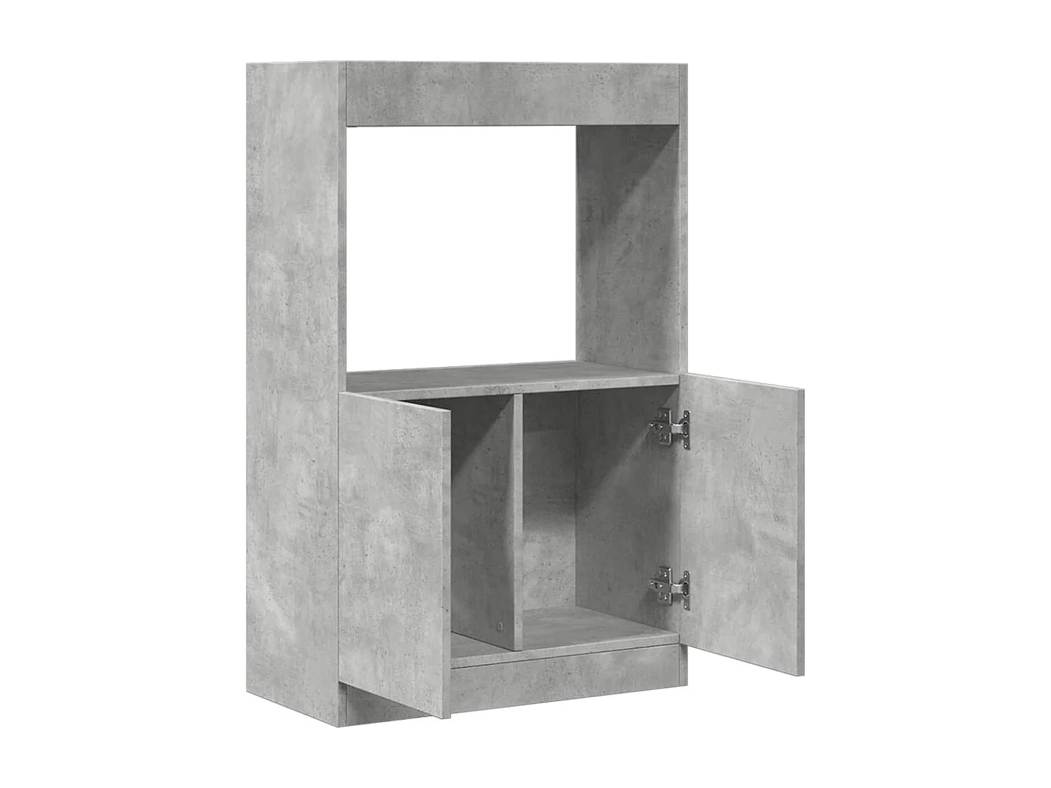 Credenza Grigio Sonoma 63x33x100 cm in Truciolato