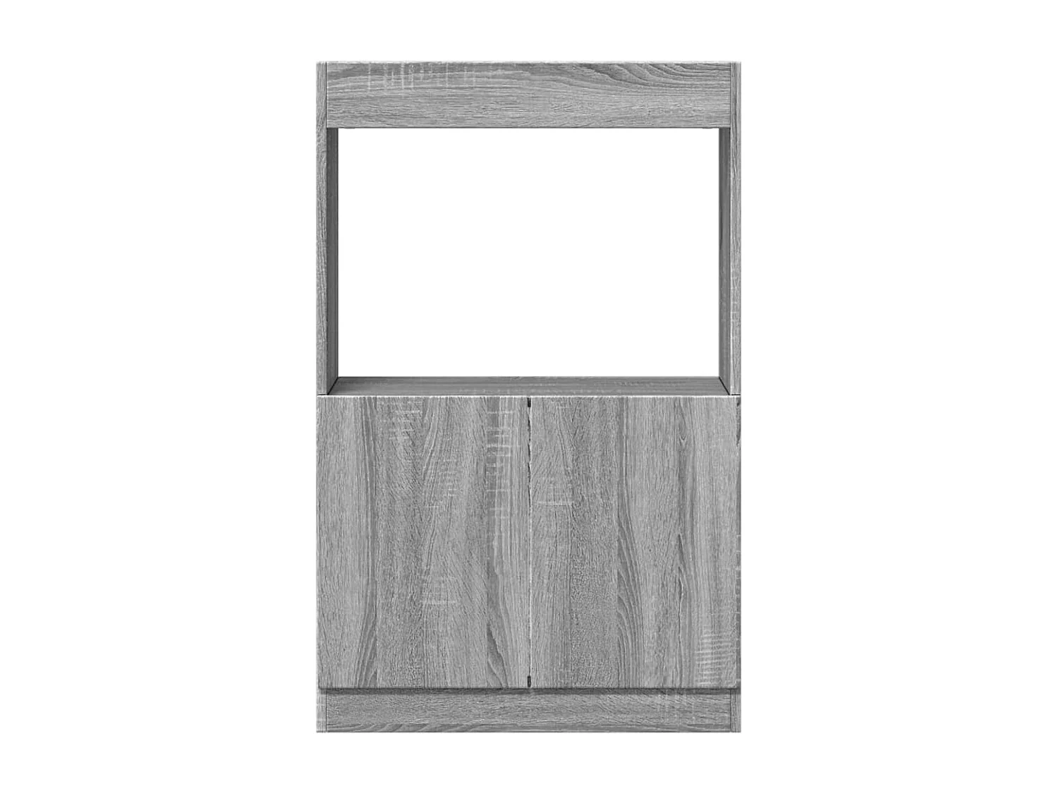 Buffet haut sonoma gris 63x33x100 cm bois d'ingénierie