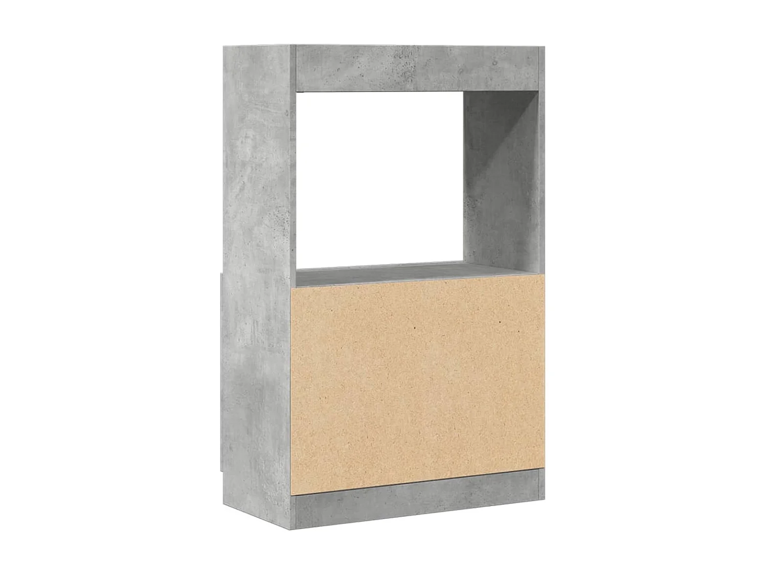 Buffet haut sonoma gris 63x33x100 cm bois d'ingénierie