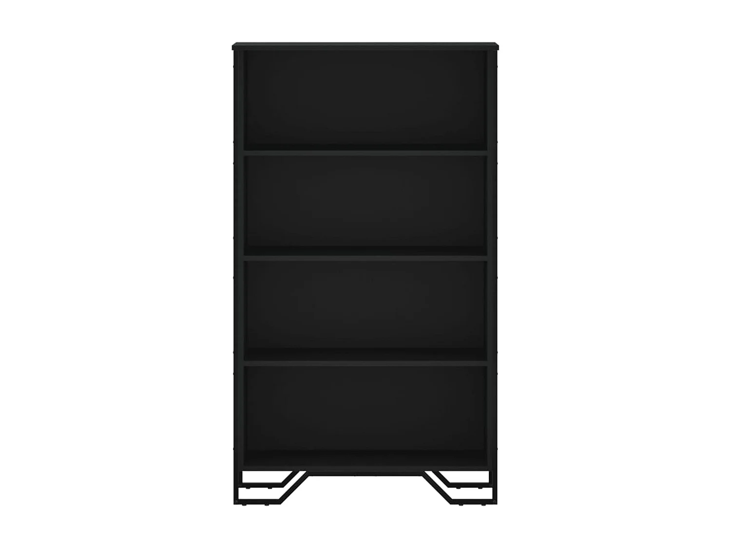 Estante 80x31x137,5 cm derivados de madeira preto