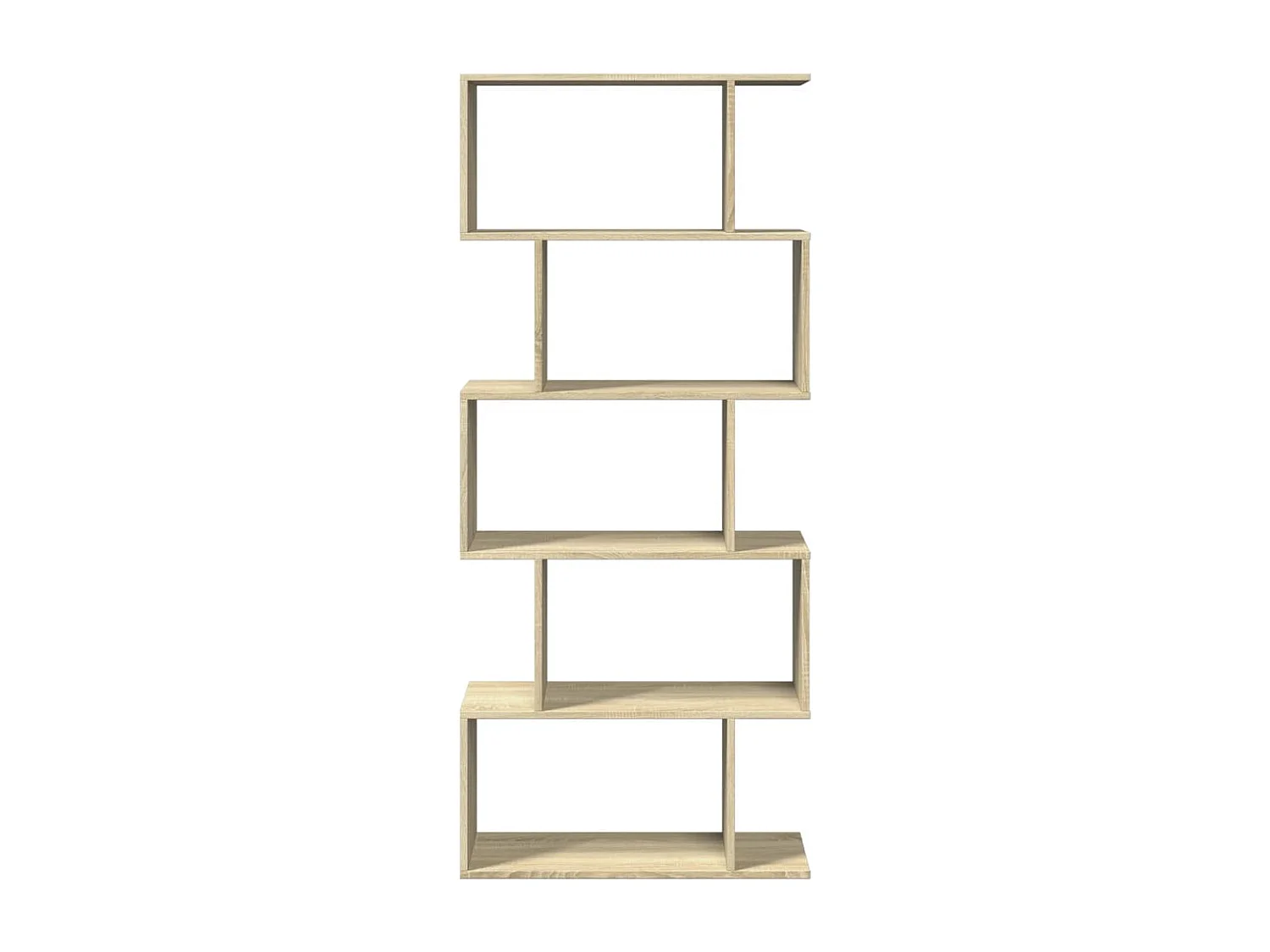 Librería divisora 5 niveles madera roble Sonoma 70x24x161 cm