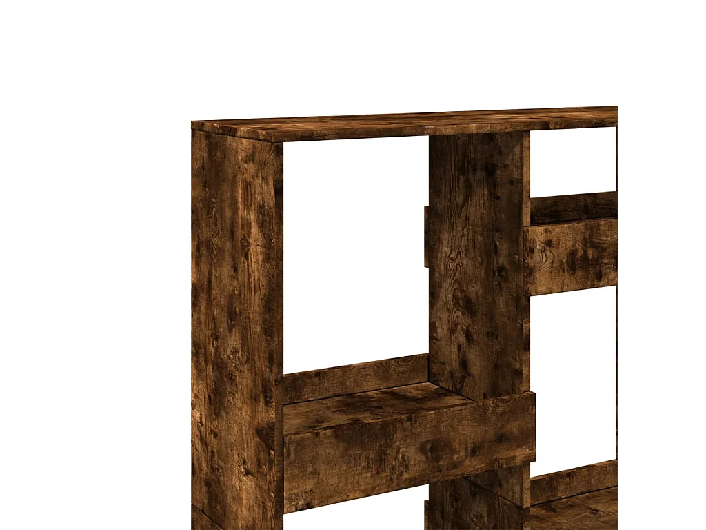 Estantería de madera de ingeniería envejecida 100x33x135 cm