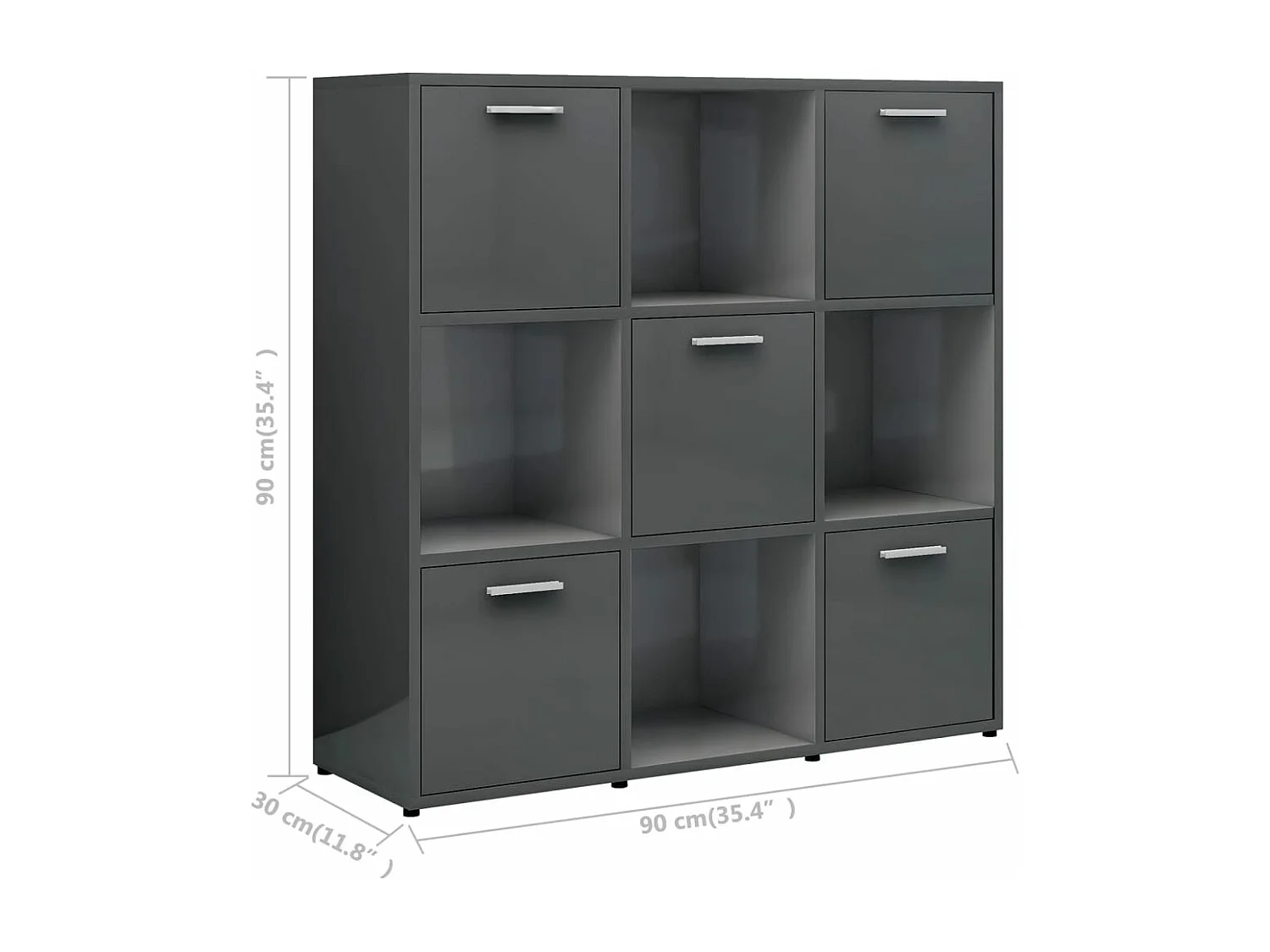 Bibliothèque chêne marron 82,5x30,5x115 cm bois d'ingénierie