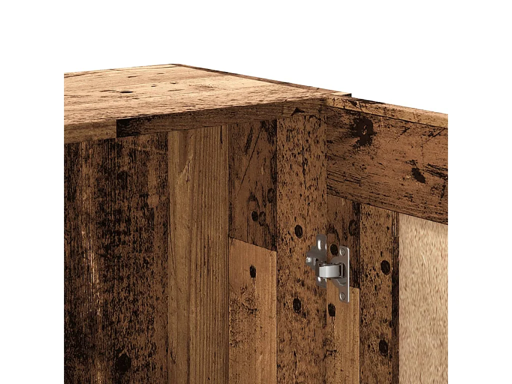 Bibliothèque noir 60x30x114 cm bois d'ingénierie