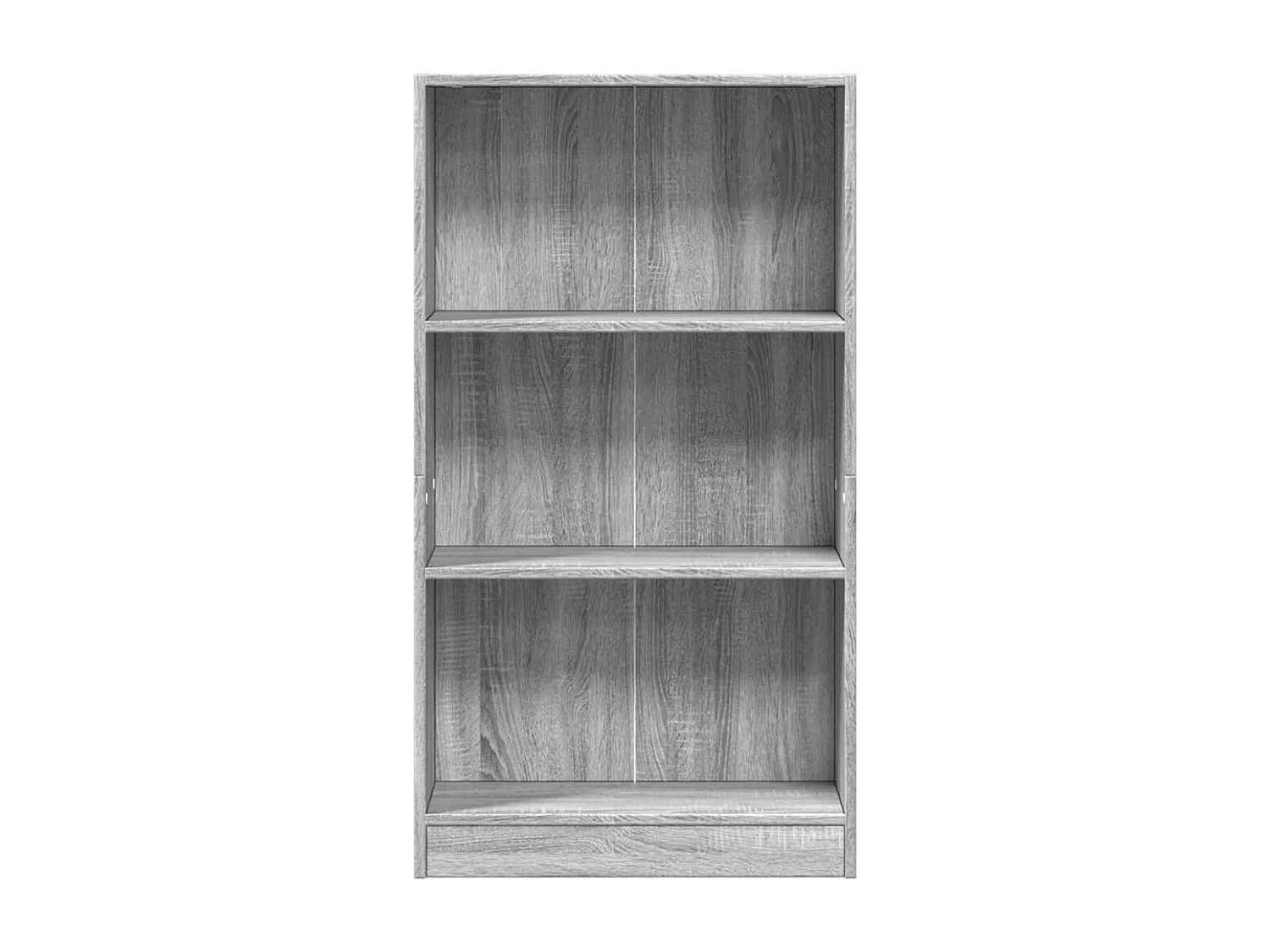 Bibliothèque sonoma gris 60x24x109 cm bois d'ingénierie
