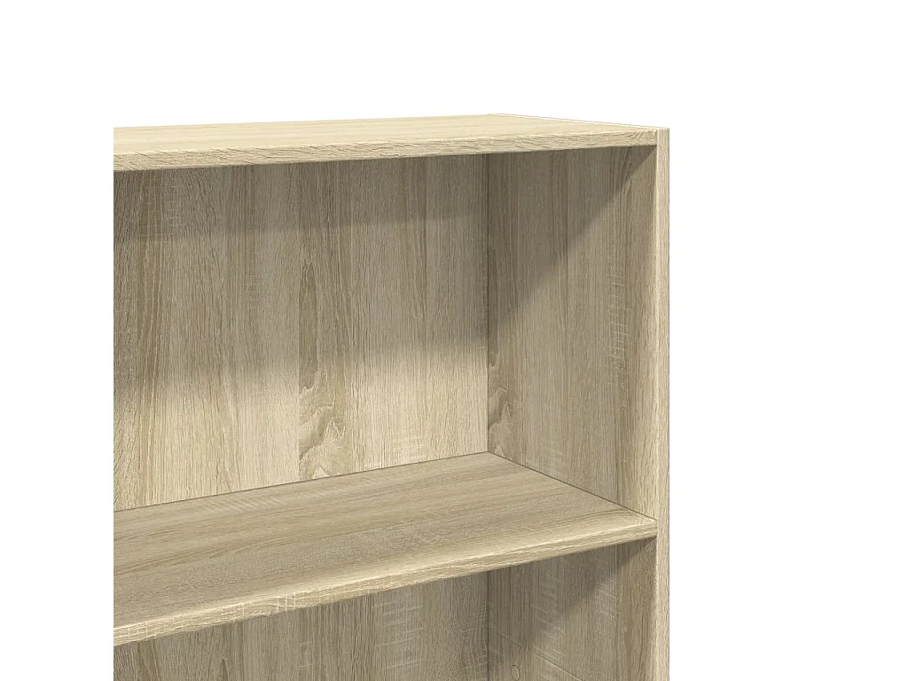 Bibliothèque sonoma gris 60x24x109 cm bois d'ingénierie