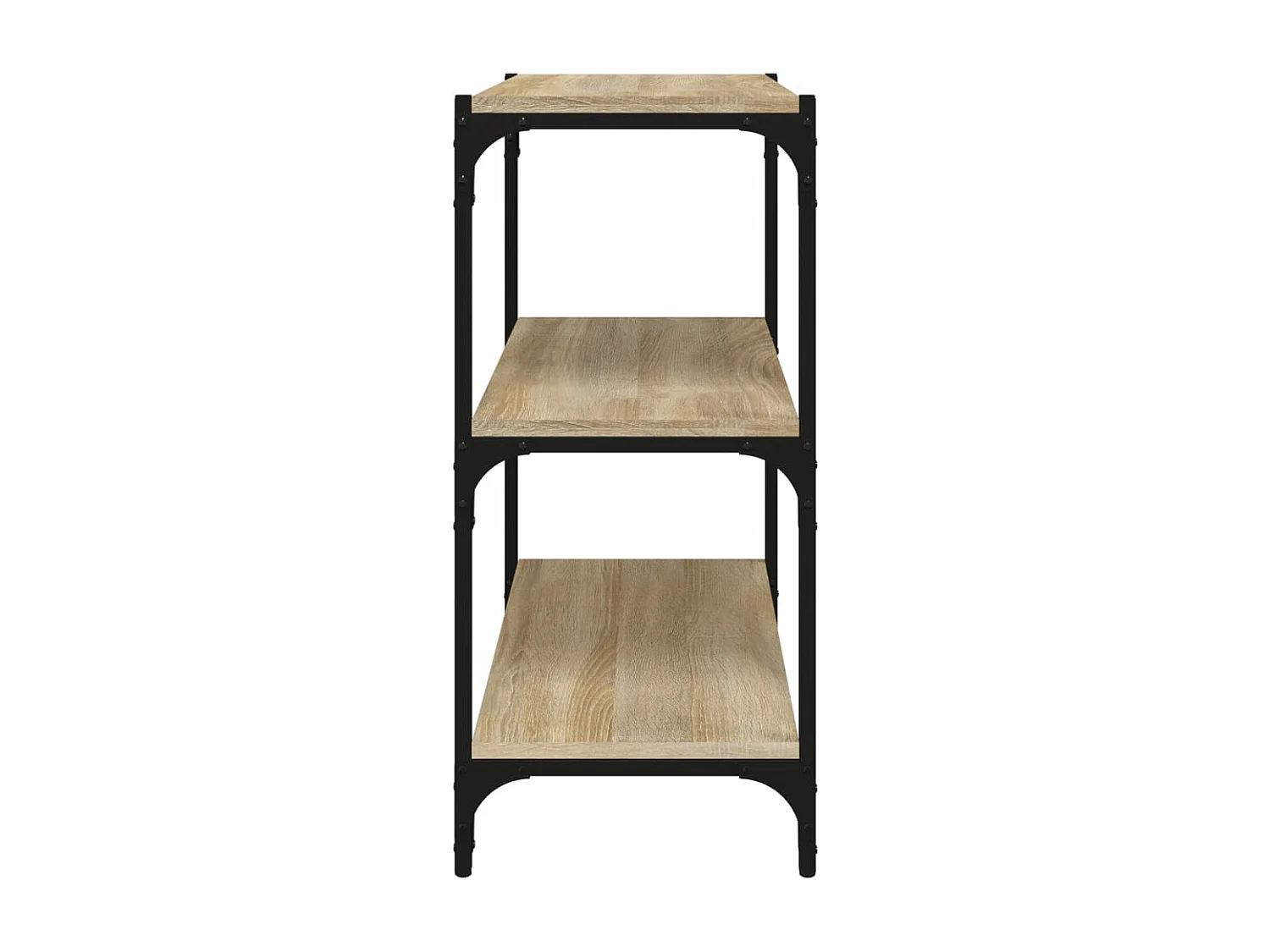 Boekenkast 82,5x30,5x150 cm bewerkt hout grijs sonoma eiken