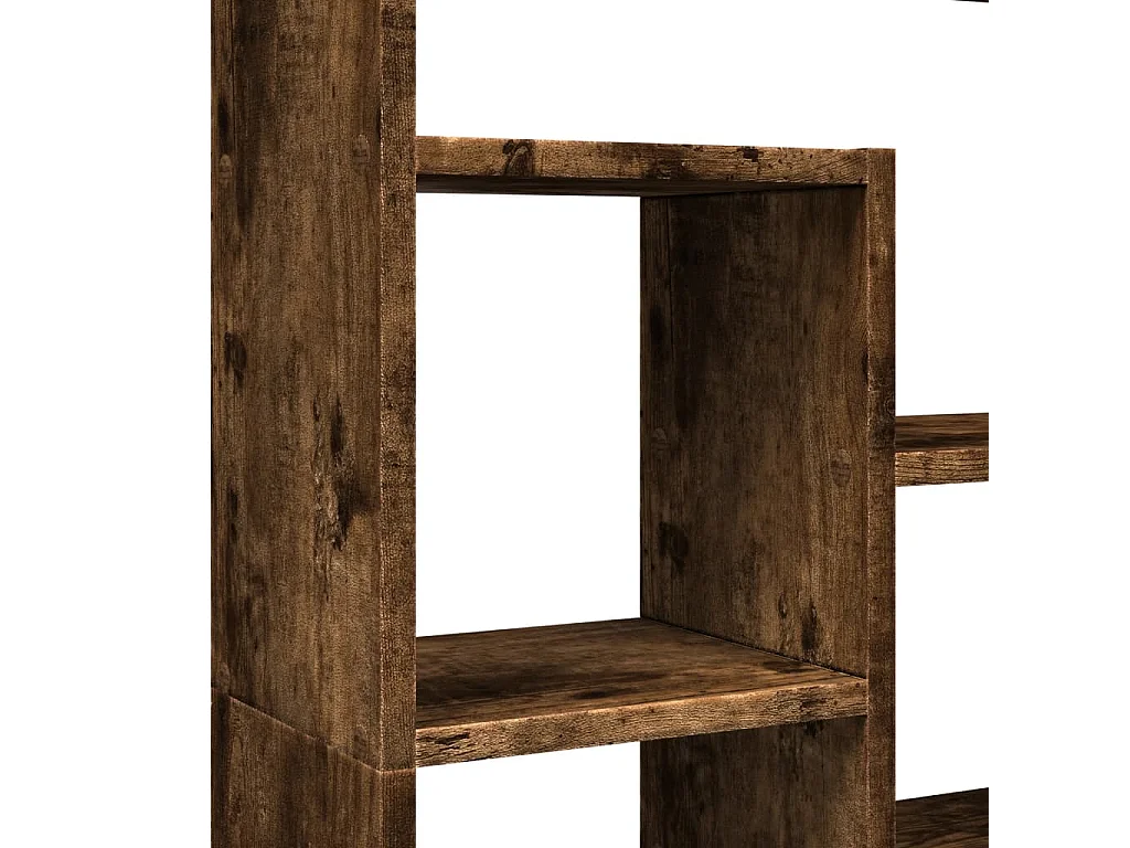 Bibliothèque chêne marron 72x20x120 cm bois d'ingénierie