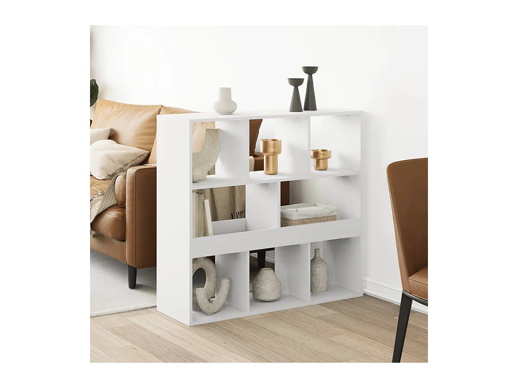 Divisorio Bianco 100x33x94,5 cm in Truciolato