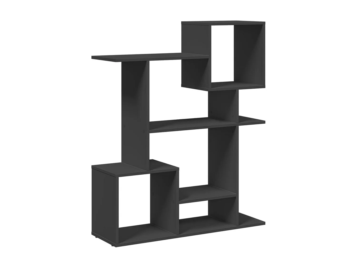 Étagère séparatrice de pièce gris béton 92x29x112 cm