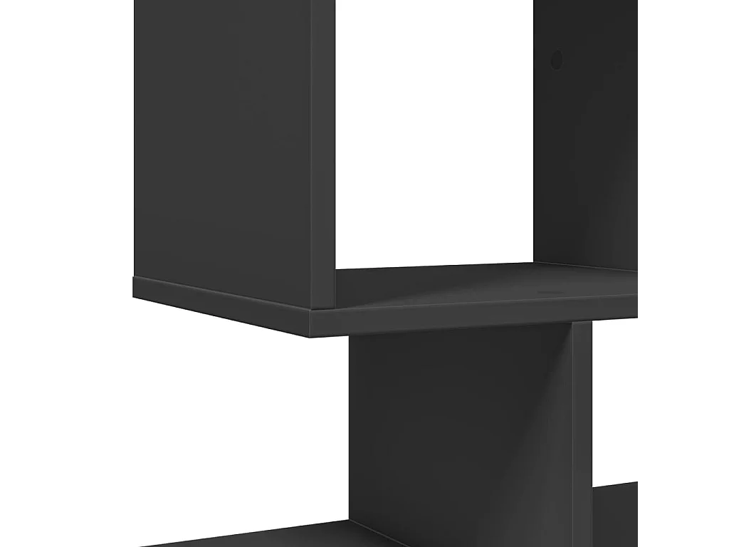 Étagère séparatrice de pièce gris béton 92x29x112 cm