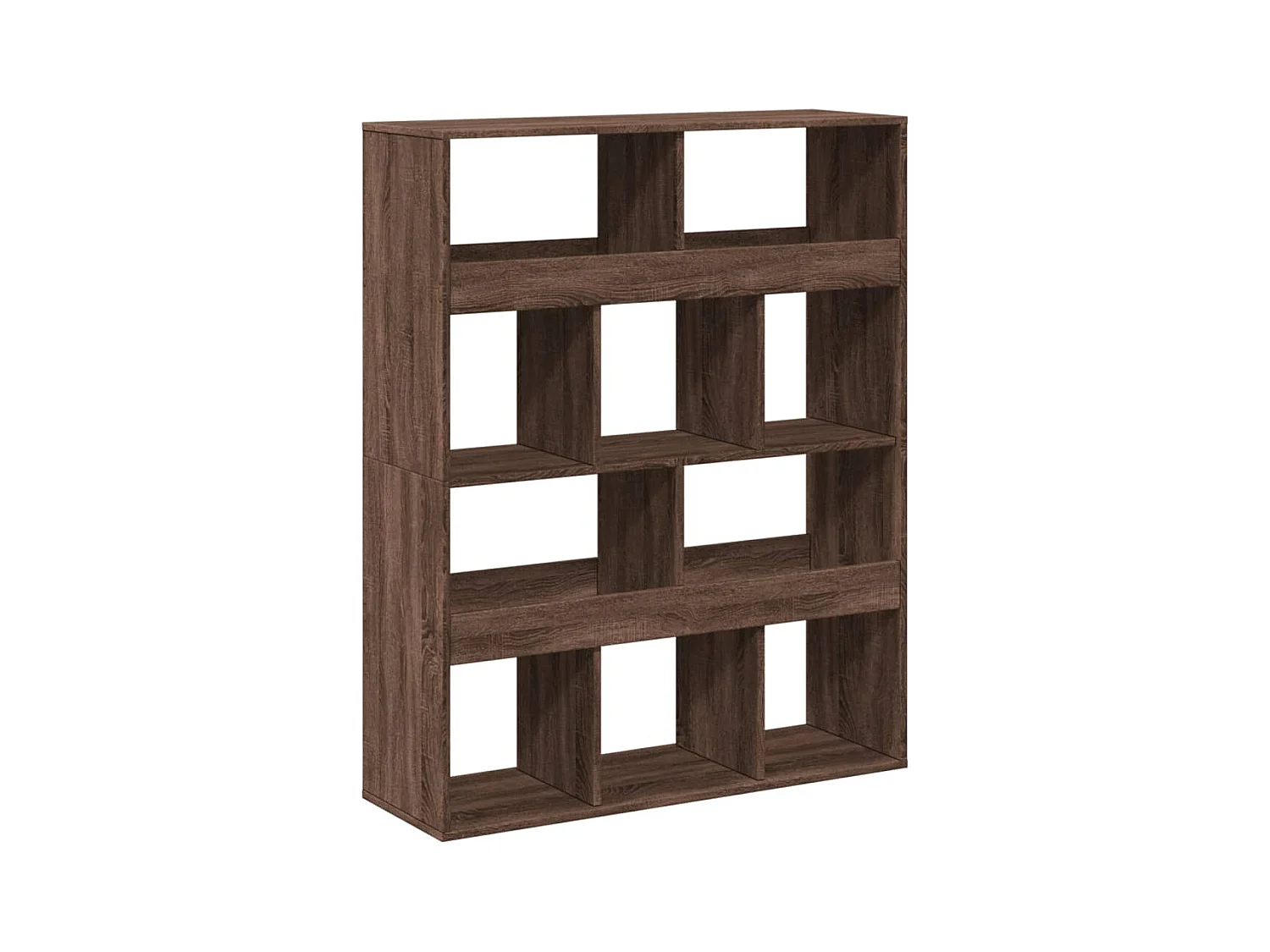 Cloison de séparation blanc 100x33x125,5 cm bois d'ingénierie