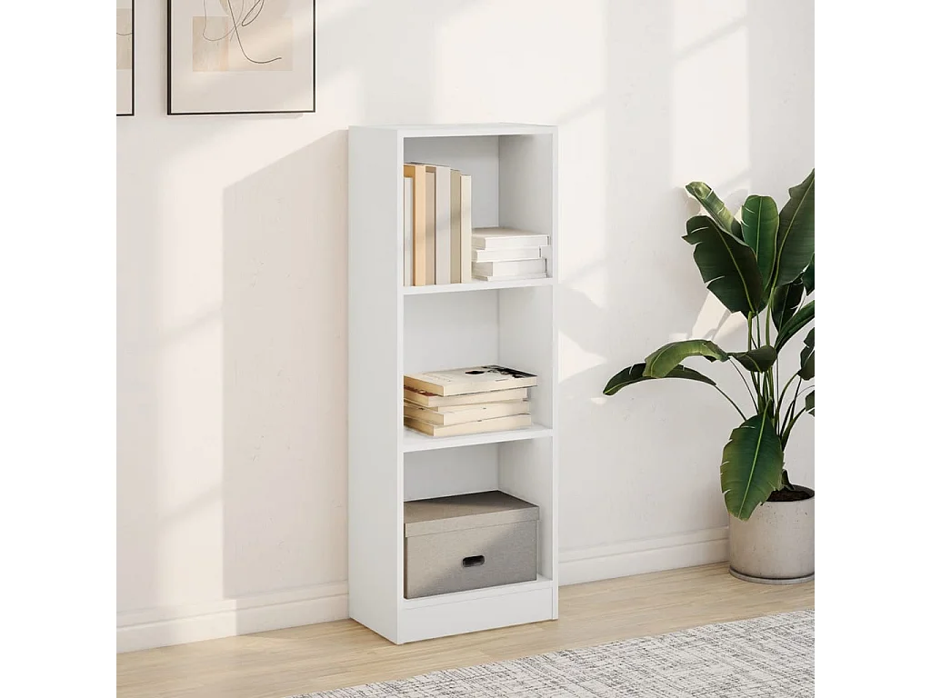 Estante 40x24x109 cm derivados de madeira branco