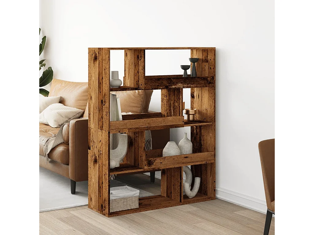 Divisória 100x33x125,5 cm derivados de madeira madeira velha