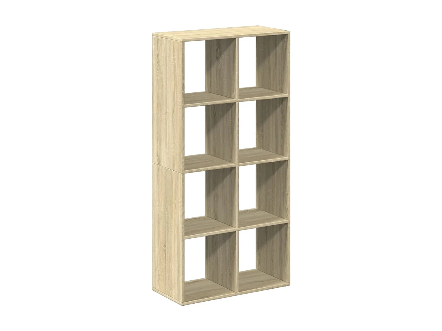 Librería divisor madera ingeniería roble Sonoma 69,5x29x137,5cm