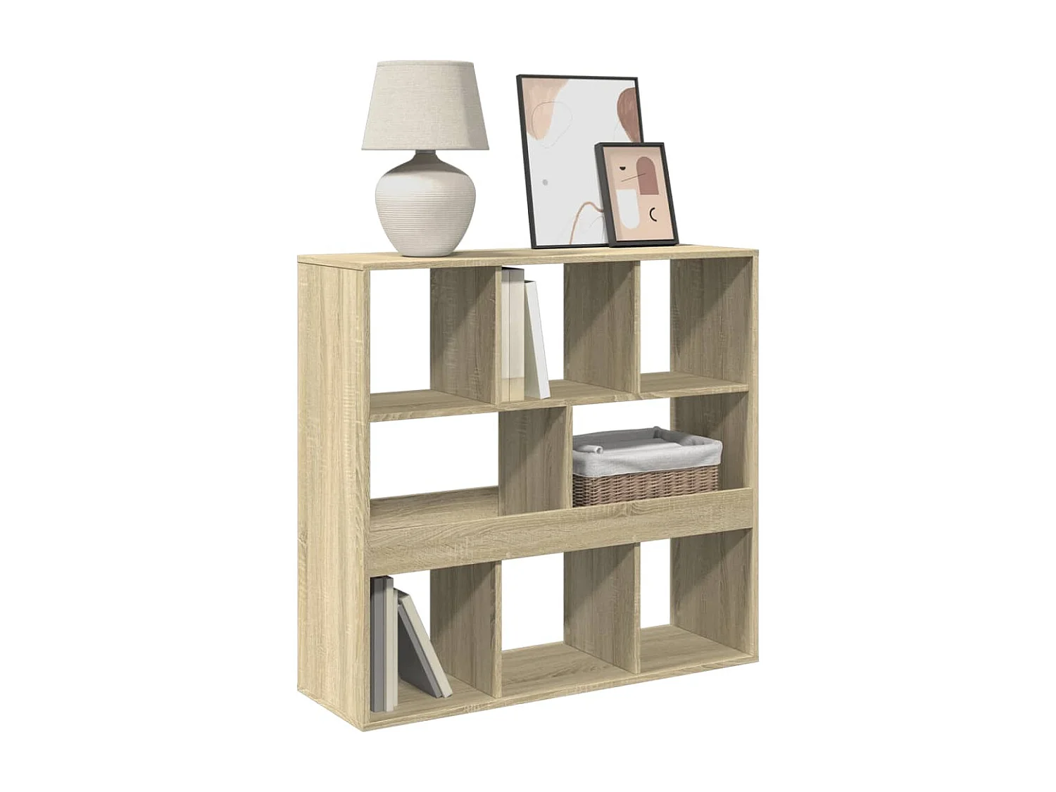 Bücherregal/Raumteiler Sonoma-Eiche 100x33x94,5 cm