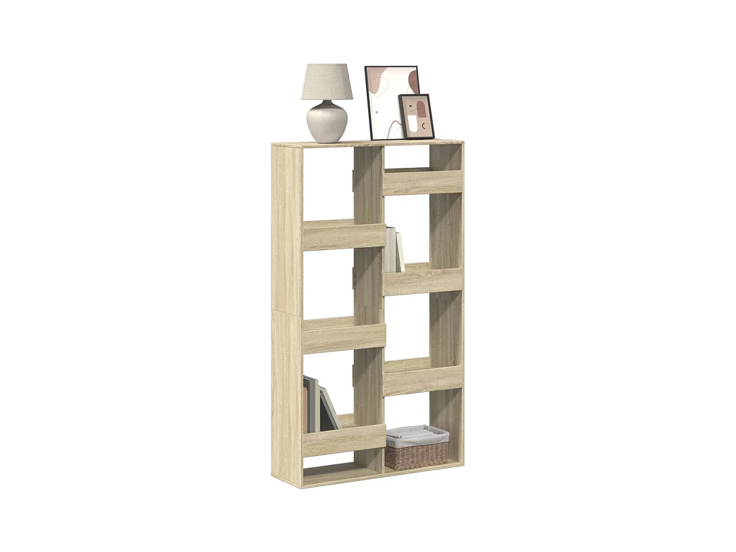 Bibliothèque chêne sonoma 100x33x175 cm bois d'ingénierie