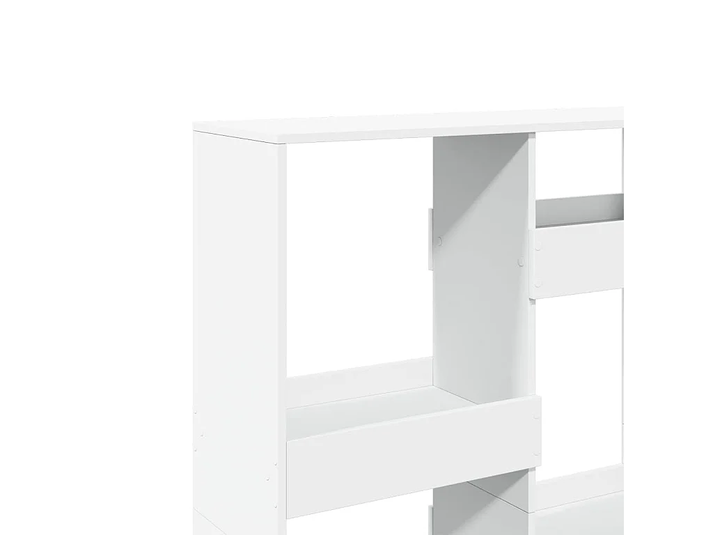 Eck-Bücherregal 5 Böden Betongrau 50x50x179 cm Holzwerkstoff