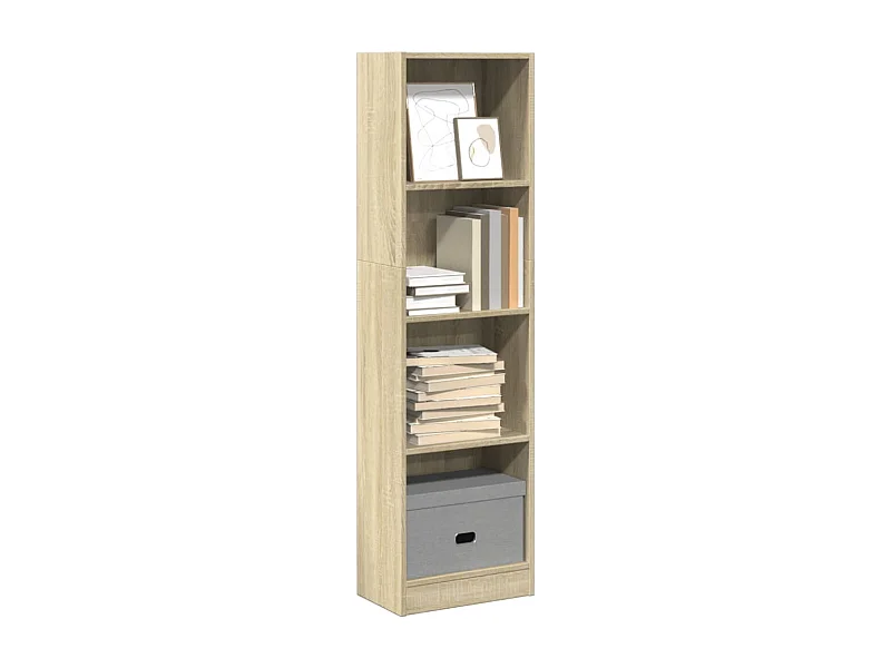 Bücherregal Sonoma-Eiche 40x24x143 cm Holzwerkstoff