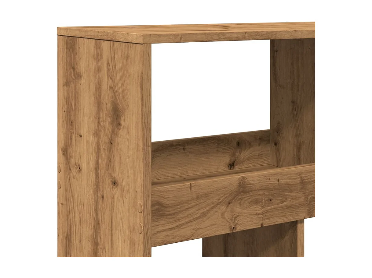 Bibliothèque chêne sonoma 100x33x125,5 cm bois d'ingénierie