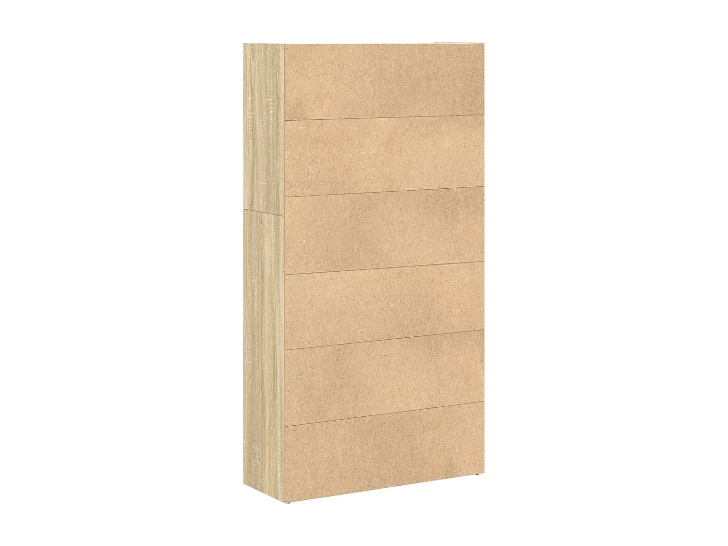 Bibliothèque blanc 80x30x152 cm bois d'ingénierie