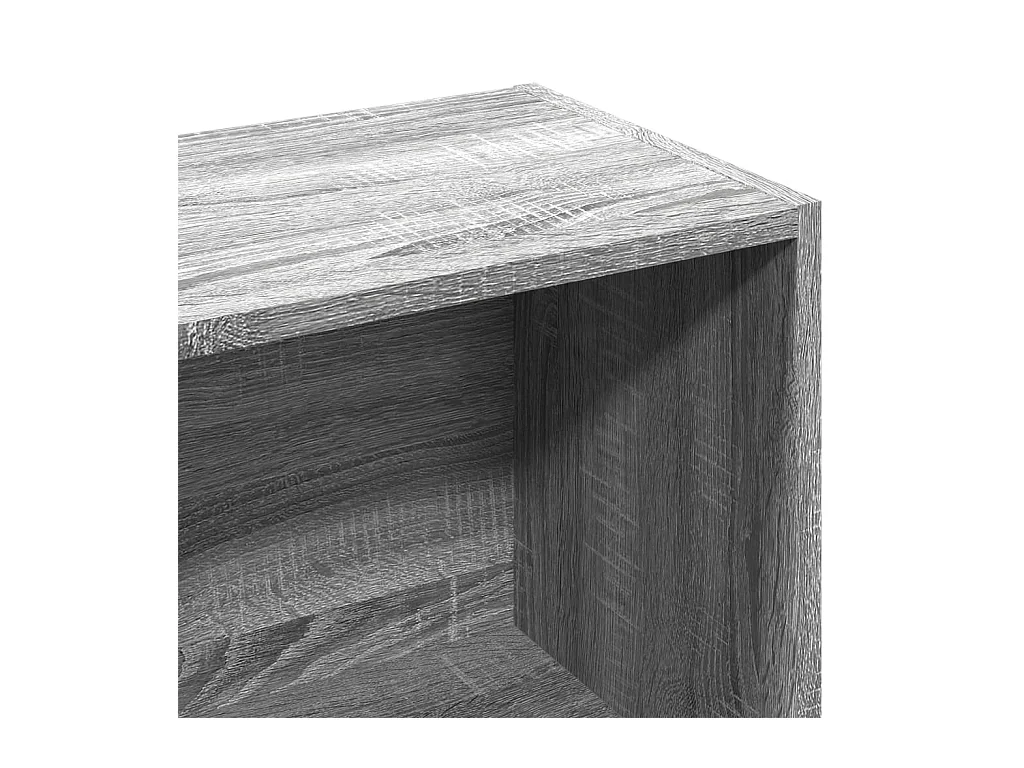 Libreria Nera 70x36x189 cm in Legno Multistrato