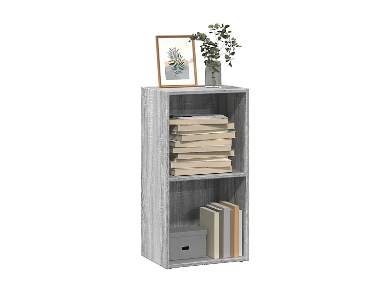 Libreria Grigio Sonoma 40x30x77 cm in Legno Multistrato