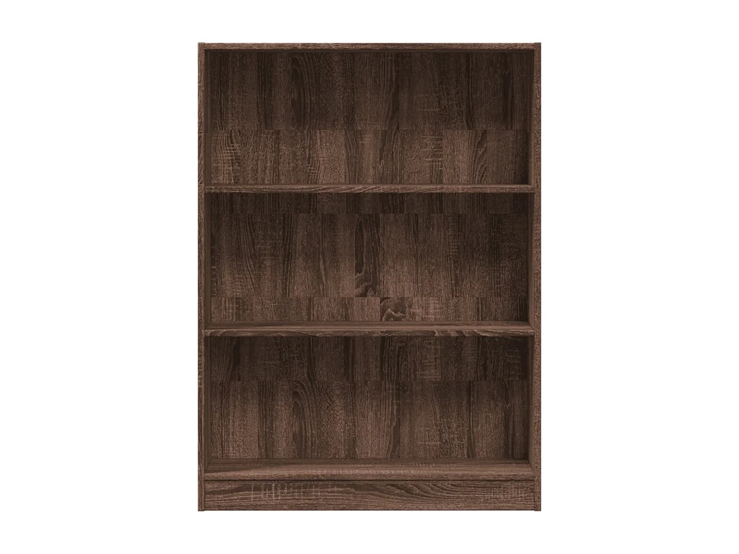 Bücherregal Braun Eichen-Optik 80x24x109 cm Holzwerkstoff