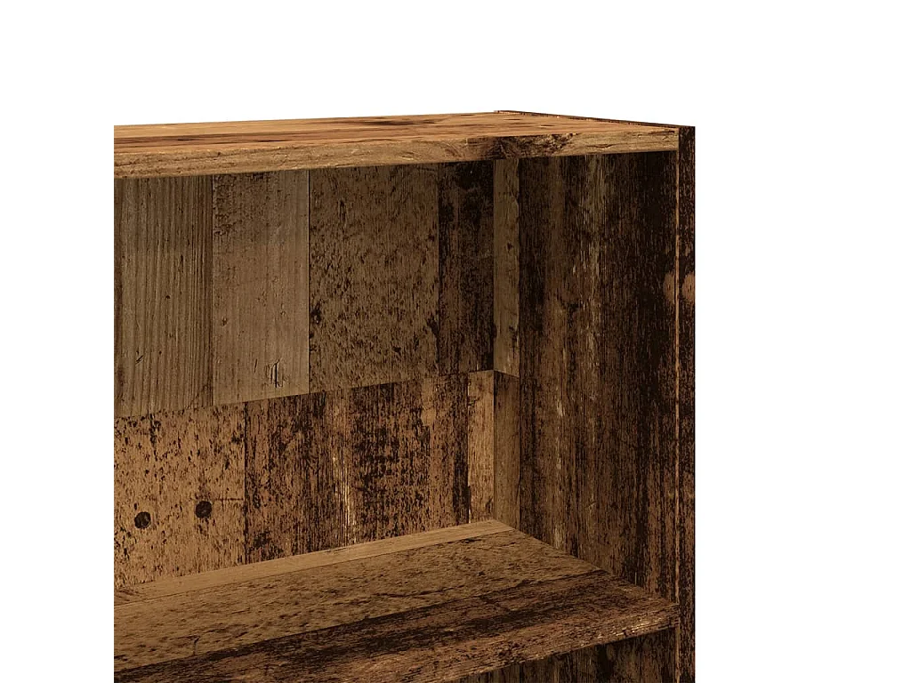 Bücherregal Räuchereiche 80x24x176 cm Holzwerkstoff
